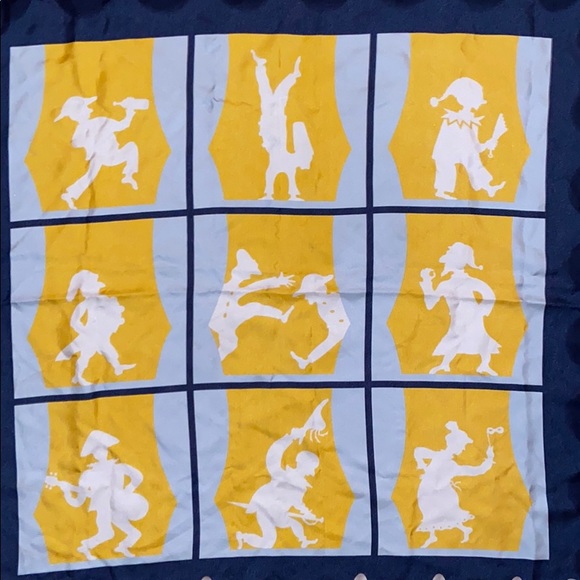 ๐ฎ๐น BVLGARI VINTAGE Italian Luxury Silk Scarf BULGARI x Davide Pizzigoni Shawl - Picture 11 of 14